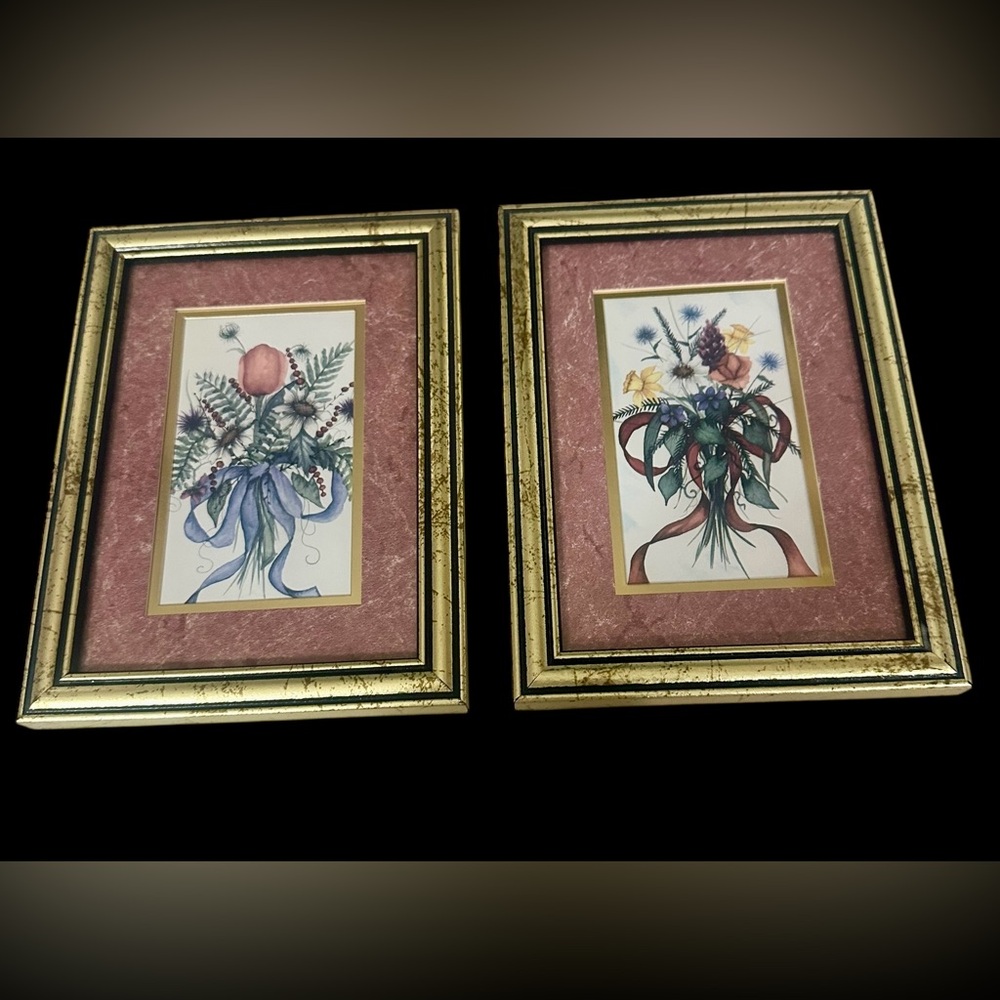 2-HEARTFELT INC. A. RENEE DOLLAR ROMANTIC GESTURE WATERCOLOR FLORAL GIFT FRAME